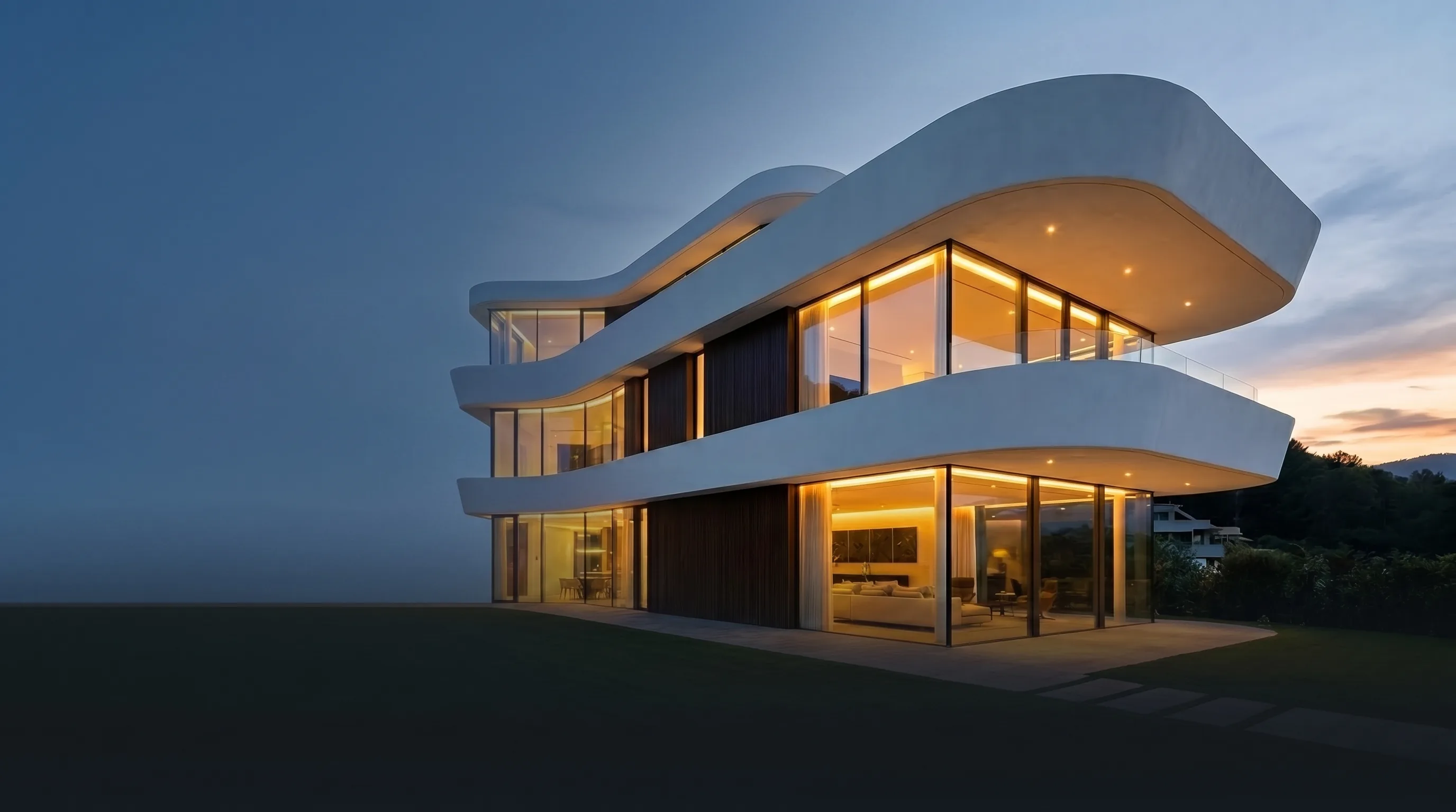 Luxury villa representing SmartBuilds real estate enquiry control for property teams